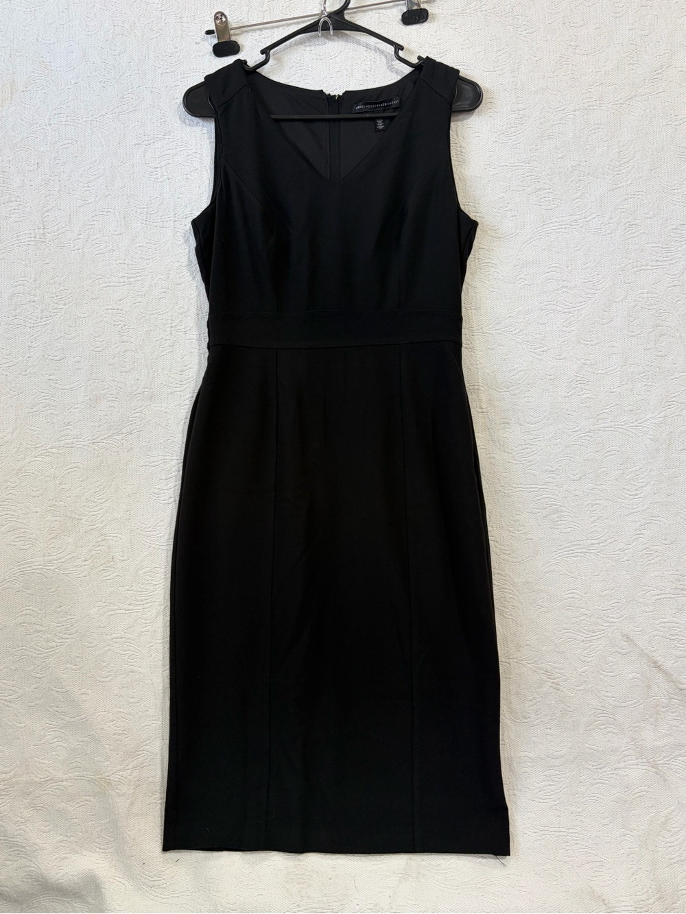 Whitehouse Black Market Women's Black Sleeveless Sheath Dress